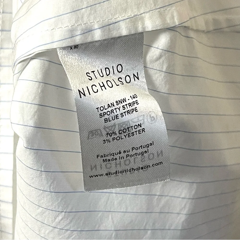 Studio Nicholson Tolan Stripe Top - Picture 12 of 13